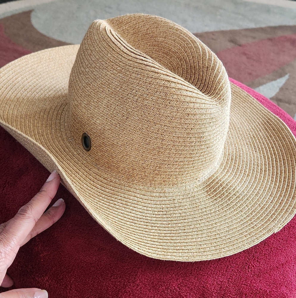 Caribbean Joe Tan Straw Sun Hat